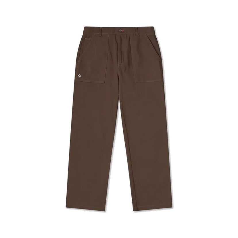 Cargo nohavice Converse Straight Leg Woven Pants Hnedá | 10026810-A02