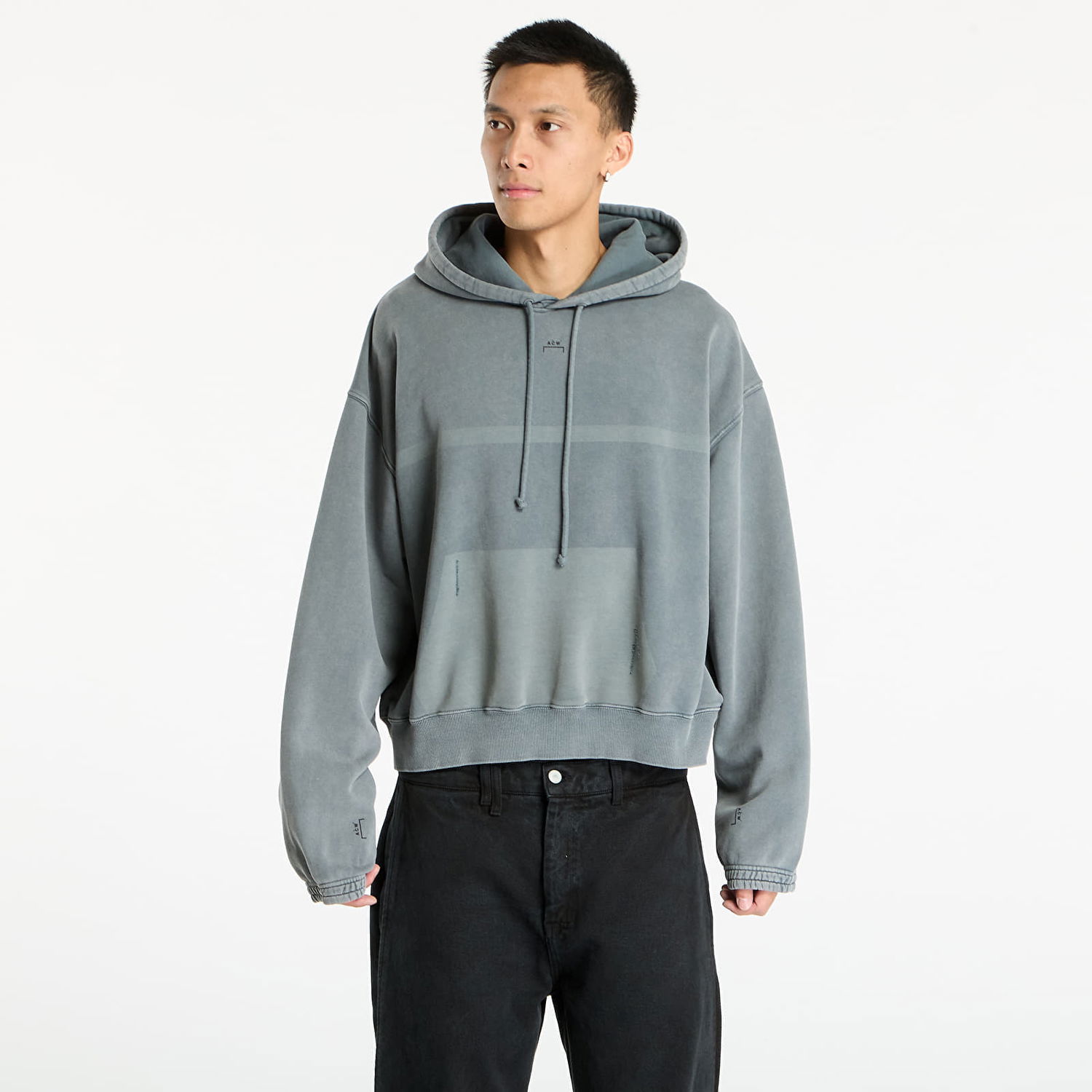 Mikina A-COLD-WALL* A-COLD-WALL* Laser Fade Hoodie Šedá | ACWMW222 Grey, 0