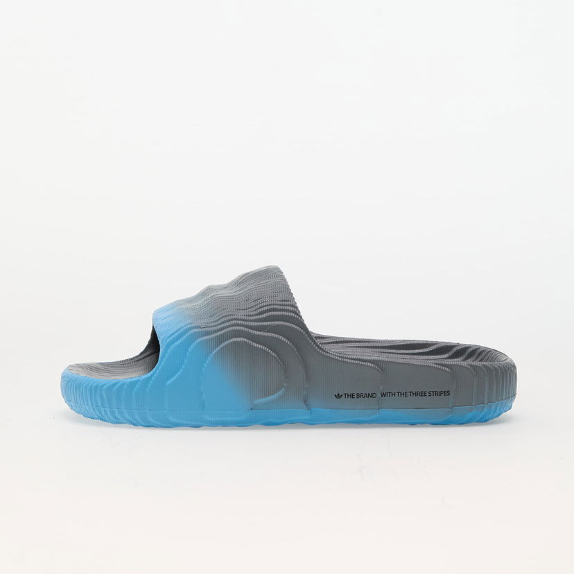 Tenisky a topánky adidas Originals Adilette 22 Grey Three/ Semi Blue Burst/ Core Black Modrá | IF3672