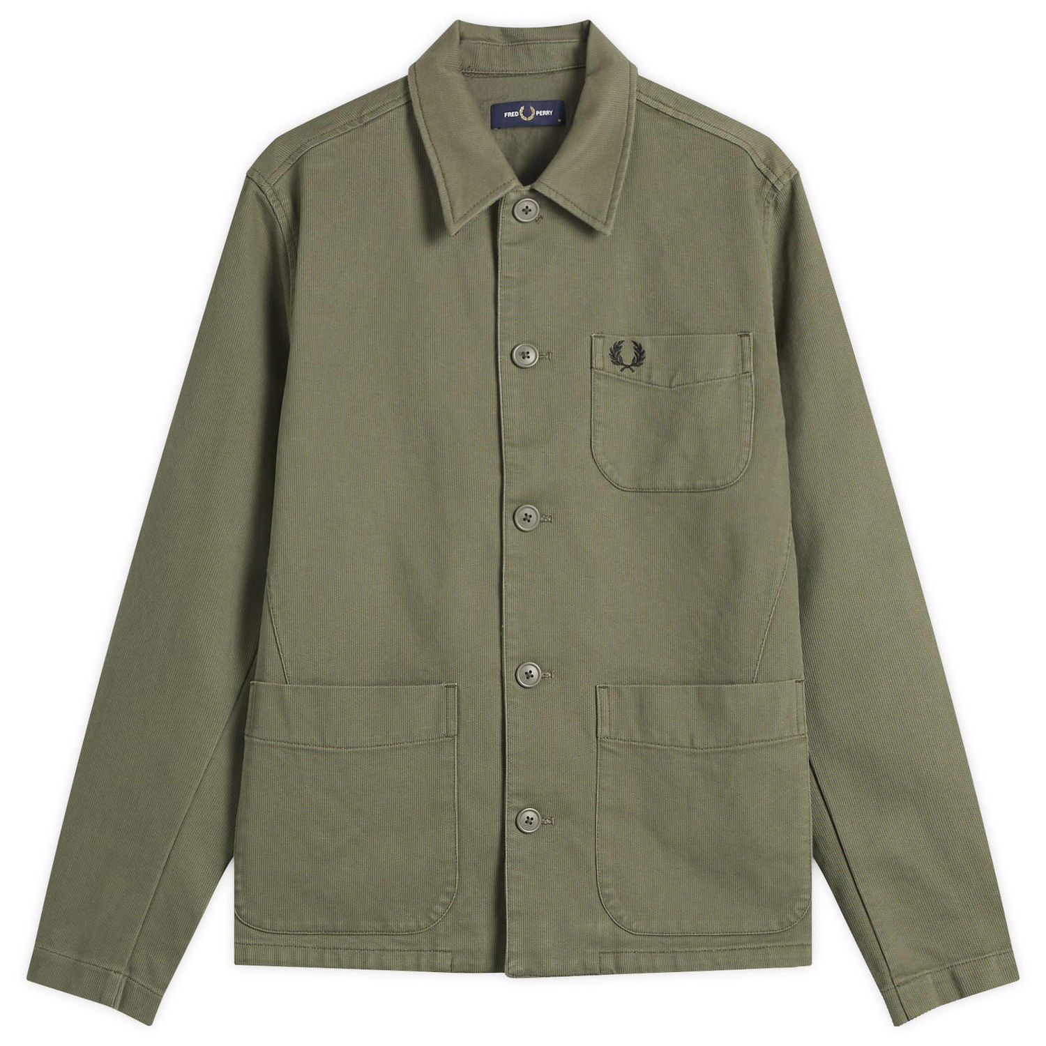 Košeľa Fred Perry Men's Bedford Corduroy Overshirt Zelené | M1701-X21, 0
