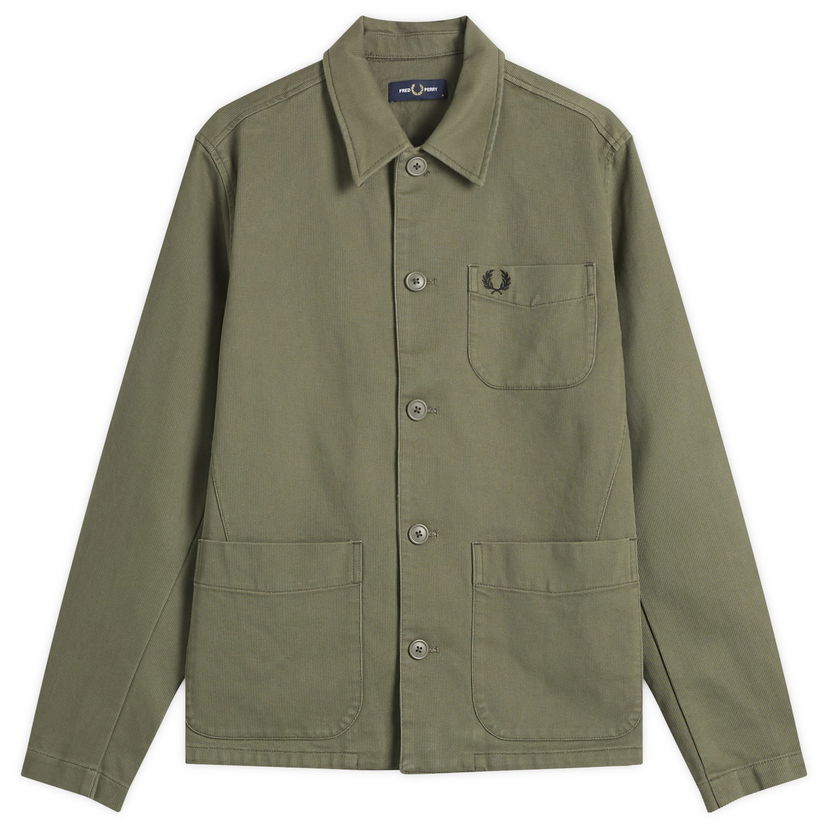 Košeľa Fred Perry Men's Bedford Corduroy Overshirt Zelené | M1701-X21