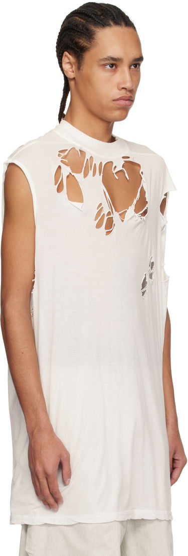 Tielko Rick Owens Rick Owens DRKSHDW Hollywood Tarp Sleeveless T-Shirt Hnedá | DU01E3158 BHDSD, 4