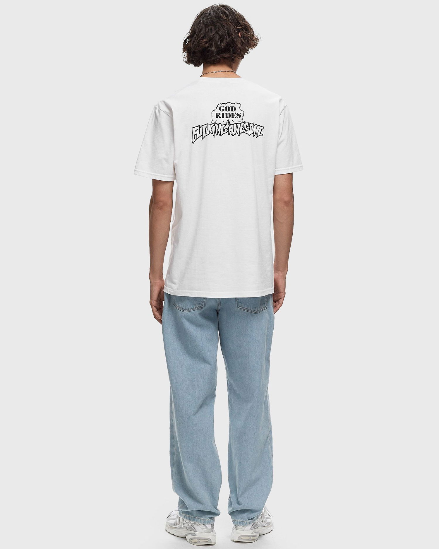 Tričko Fucking Awesome God rides FA Short Sleeve Tee Biela | PN24554-WHITE, 1