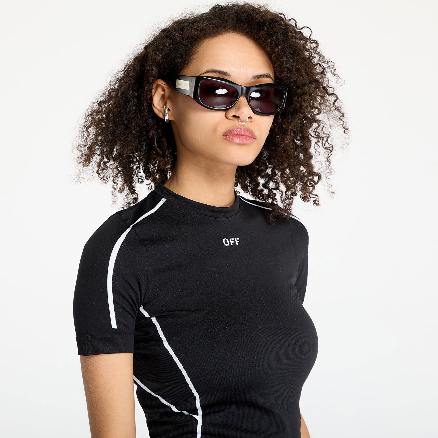 Tričko Off-White Off-White Seamless Short Sleeve T-Shirt Čierna | OWVA047C99KNI0021001, 1