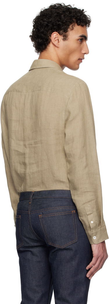 Košeľa A.P.C. Green Cassel Zelené | LIAEK-H12545, 3