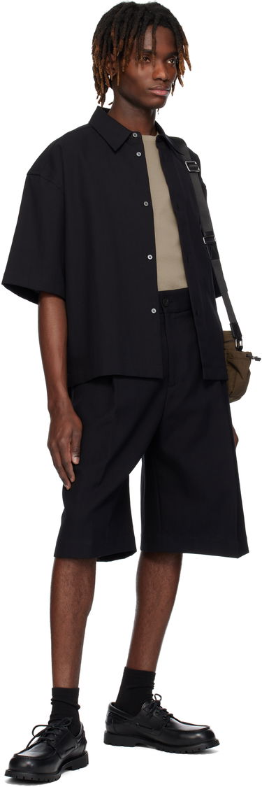 Košeľa Studio Nicholson Studio Nicholson Sanko Boxy Shirt Čierna | SANKO SNM - 1267, 3