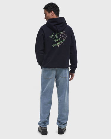 Mikina Drôle de Monsieur Drôle de Monsieur Slogan Esquisse Hoodie XXL Navy | G-HO150-CO127-NY, 1