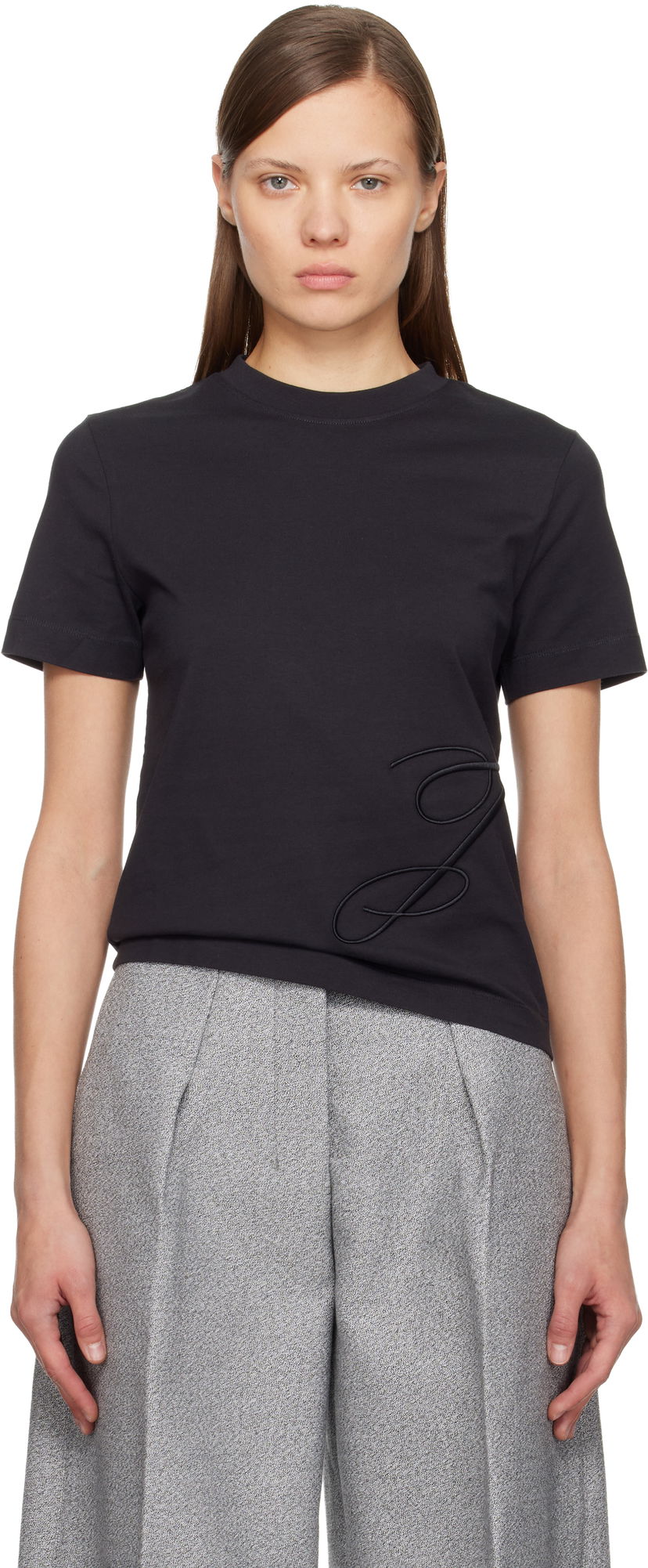 Tričko Jacquemus 'The J' T-shirt Čierna | 25HTSW00549AJ00068