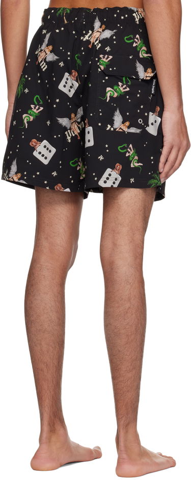 Plavky Palm Angels Palm Angels Pin Up Print Swim Shorts Čierna | PMFD012S25FAB0051084, 2