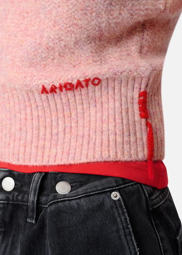 Vesta AXEL ARIGATO Ana Fluffy Sleeveless Knitted Vest Ružová | A3357001, 8