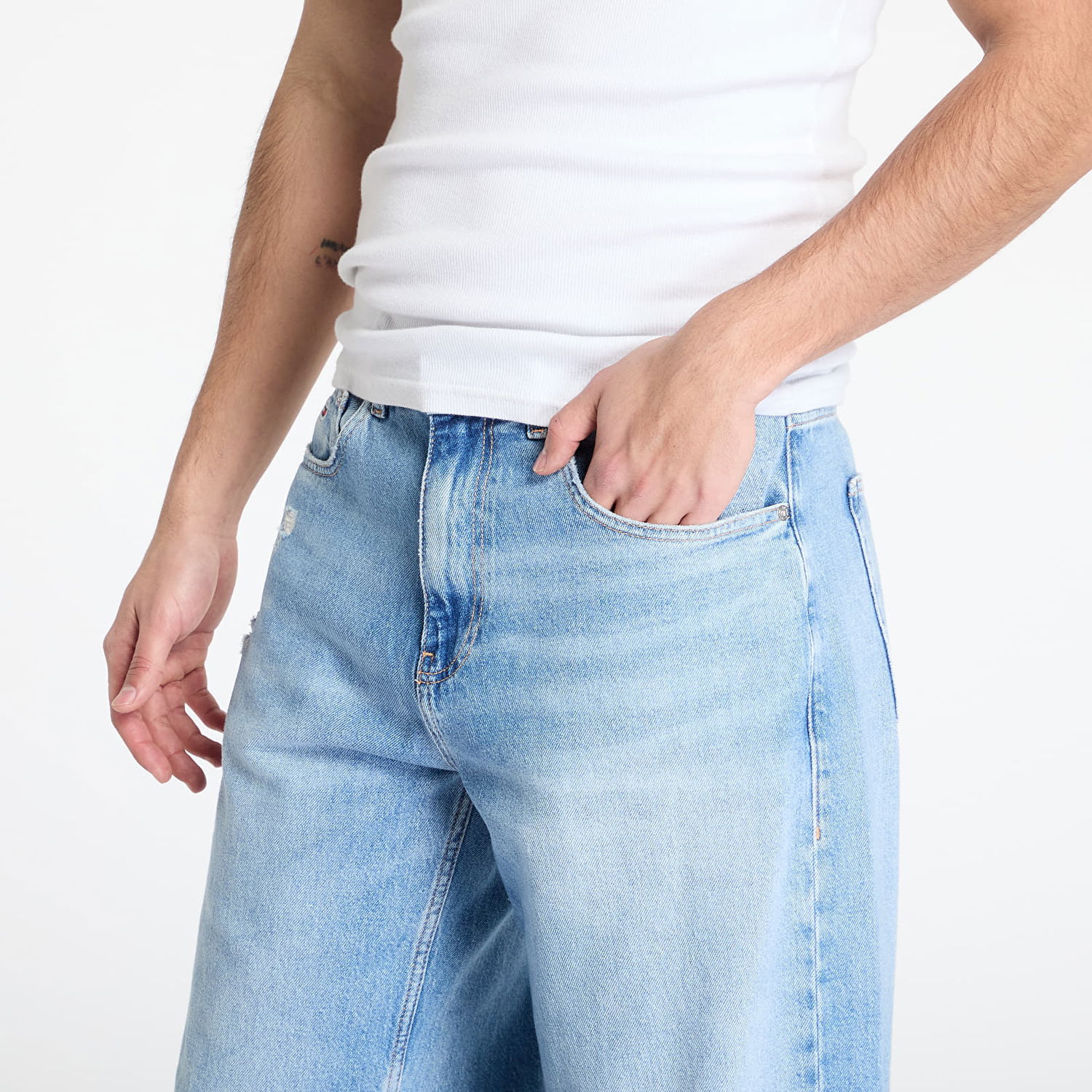 Džínsy Tommy Hilfiger Tommy Jeans Jaimie Relaxed Straight Jeans W36/L32 Modrá | DM0DM21036 1AB, 1