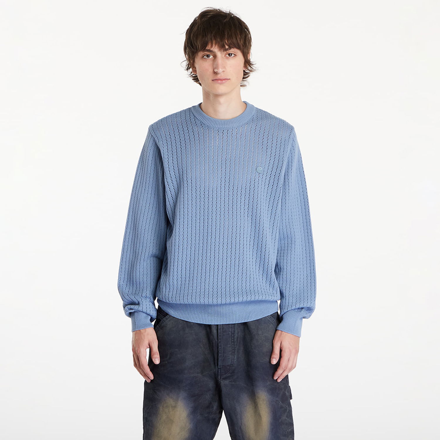 Sveter Carhartt WIP Calen Sweater UNISEX Modrá | I033714.0W9XX, 0