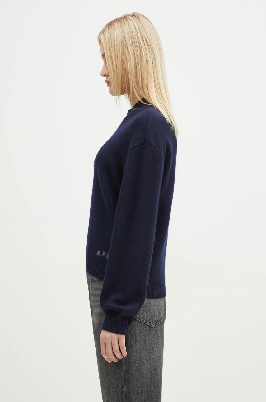 Sveter A.P.C. A.P.C. Pull Esther Wool Sweater Navy | WVBDK.F23373.IAK, 1