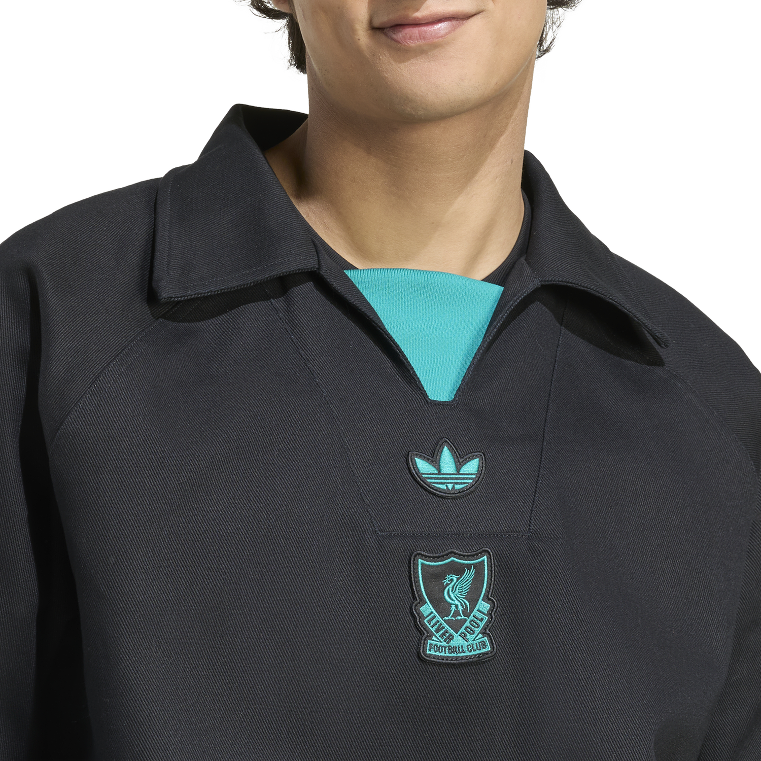 Mikina adidas Performance Liverpool FC Terrace Icons Čierna | JW7905, 1