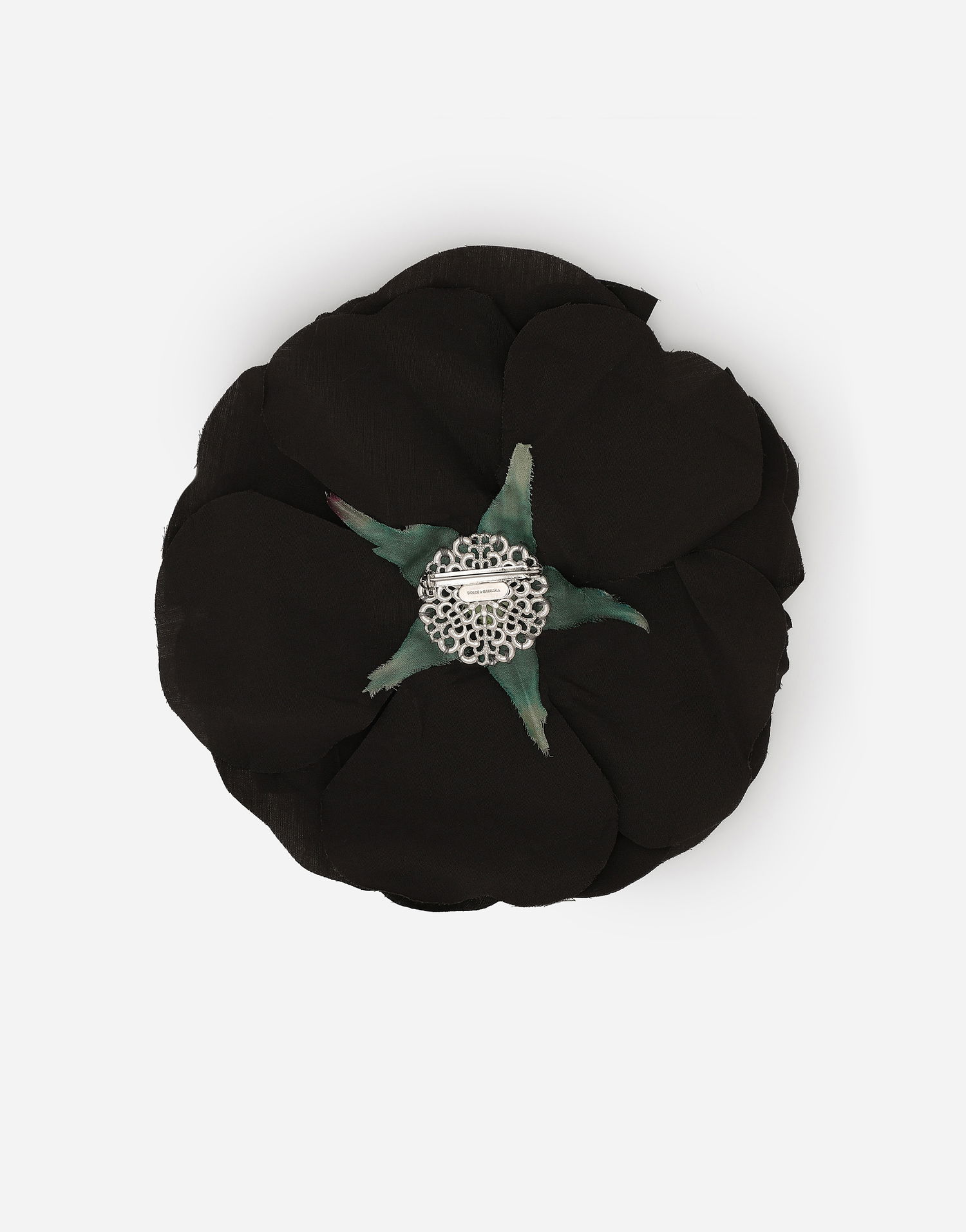 Spona Dolce & Gabbana Black Flower Brooch Čierna | GY008AGH869S8000, 1