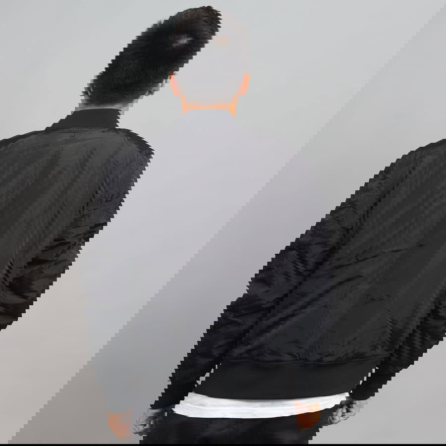 Bomber bunda Urban Classics 2-Tone Bomber Jacket Čierna | TB1446-Black, 1