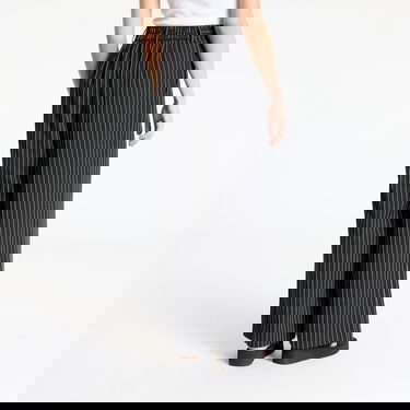 Nohavice Urban Classics Urban Classics Pinstripe Wide Leg Trousers Čierna | TB7068-18580, 2