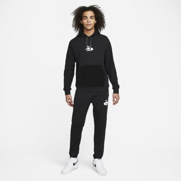 Mikina Nike Sportswear Swoosh League French Terry Pullover Hoodie Čierna | DM5462-070, 1