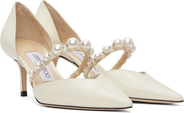 Tenisky a topánky Jimmy Choo Jimmy Choo Aurelie 65 Pearl Strap Pumps Biela | AURELIE 65, 3
