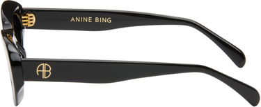 Slnečné okuliare Anine Bing Roma Black Oversized Sunglasses Čierna | A-12-10090-BLK1, 2