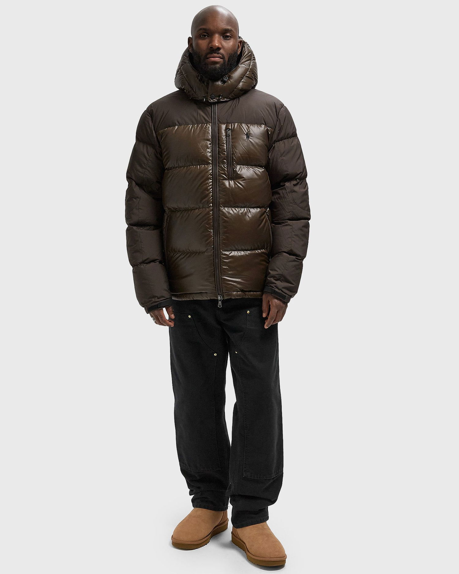 Prešívaná bunda Polo by Ralph Lauren Hooded Puffer Jacket Hnedá | 710967786002, 1