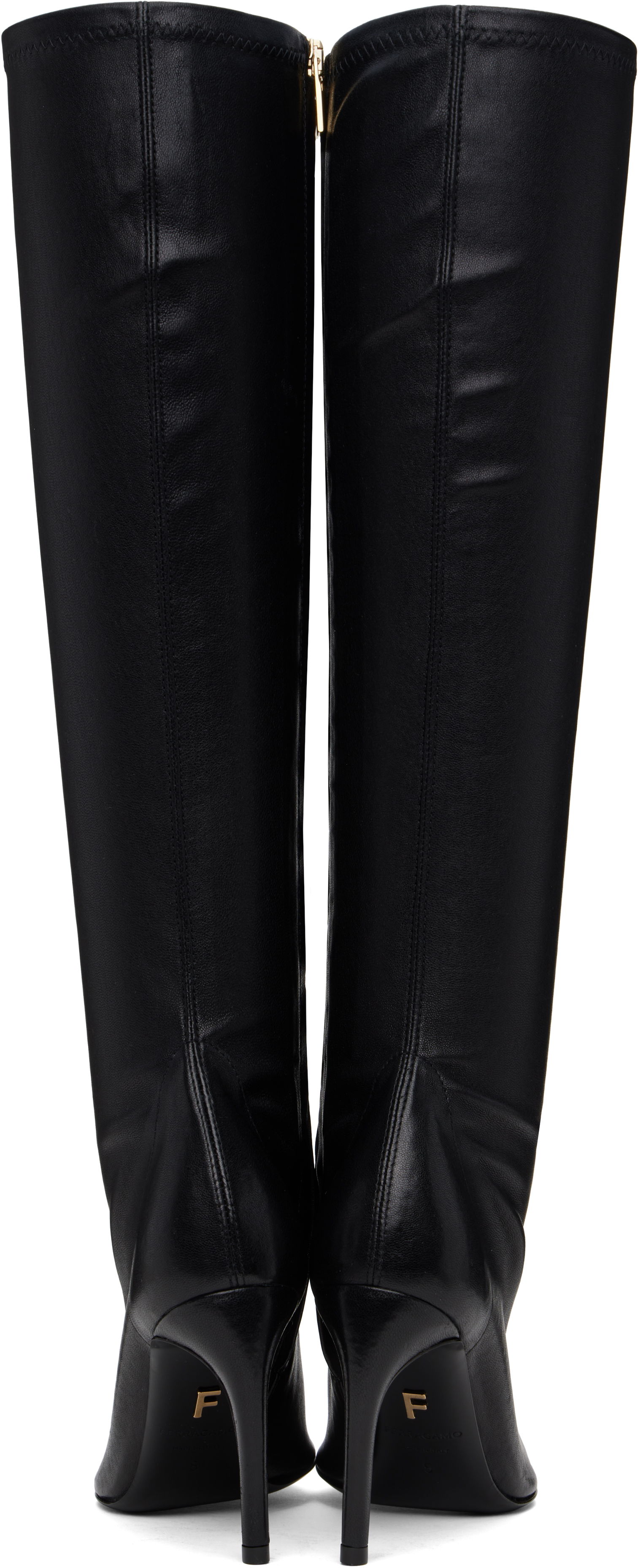 Ferragamo High Nappa Stretch Boots