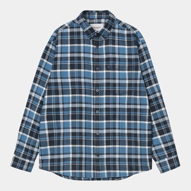 Košeľa Carhartt WIP Carhartt WIP Fendrick Long Sleeve Shirt Modrá | I034382_6, 4