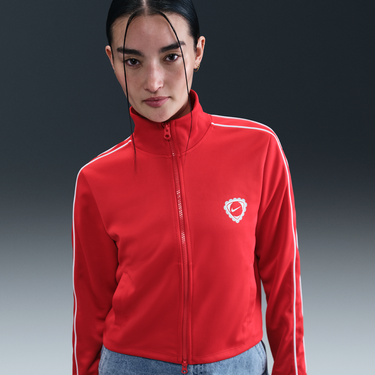 Bunda Nike Sportswear Cropped Track Jacket Červená | IM0327-657, 1