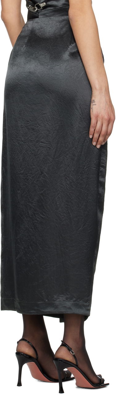 Sukňa Nanushka Nanushka Grisel Maxi Wrap Skirt Čierna | NW25RSSK03277, 2