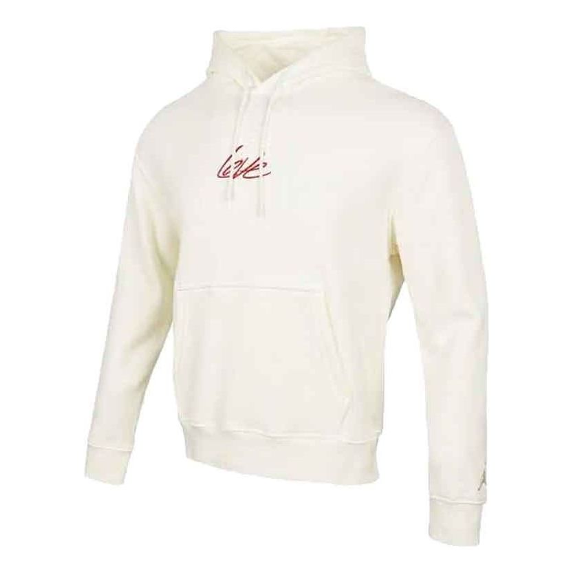 Mikina Jordan Jordan Men's Fleece Hoodie Biela | FD4801-133, 0