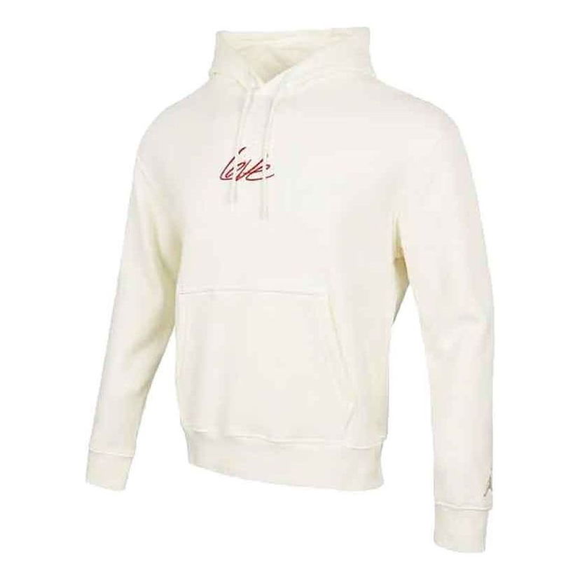 Mikina Jordan Jordan Men's Fleece Hoodie Biela | FD4801-133