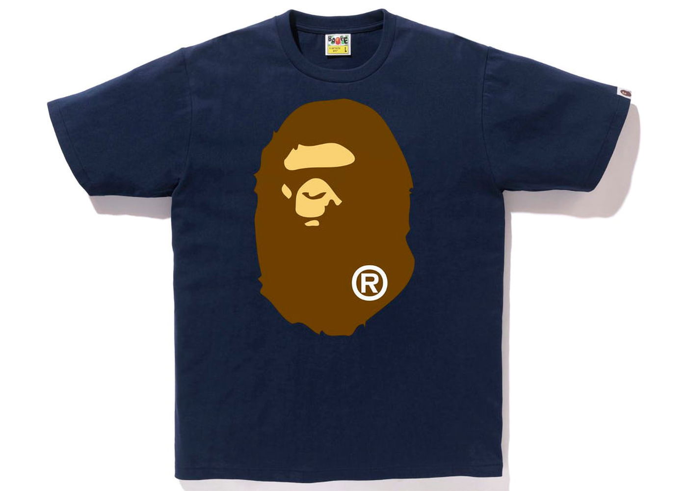 Tričko BAPE Ape Head Tee Navy | 1I80-110-003, 0