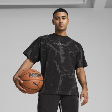Tričko Puma HOOPS x LAFRANCE Chrome Marble T-Shirt Čierna | 630779_01, 0