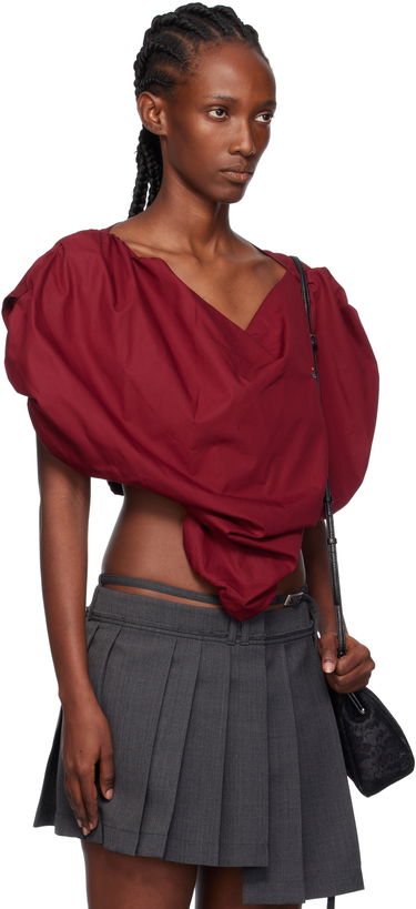 Košeľa Vivienne Westwood Vivienne Westwood Heart Puff Sleeve Blouse Čierna | 1505000J-W009Q-, 4