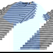 Stripe Crewneck Short Sleeve T-Shirt