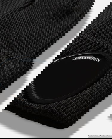 Kulicha C.P. Company Cotton Goggle Beanie Čierna | RSCMAC747A-000727A 999, 4