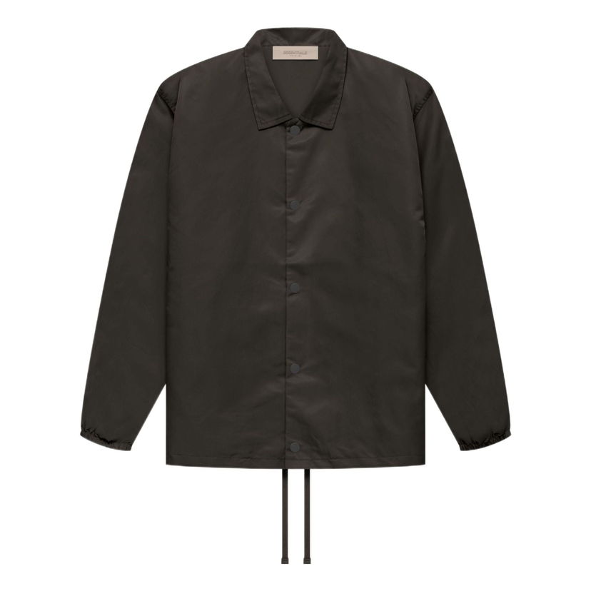 Vetrovka Fear of God Essentials Nylon Coaches Jacket Čierna | FOG-FW22-609