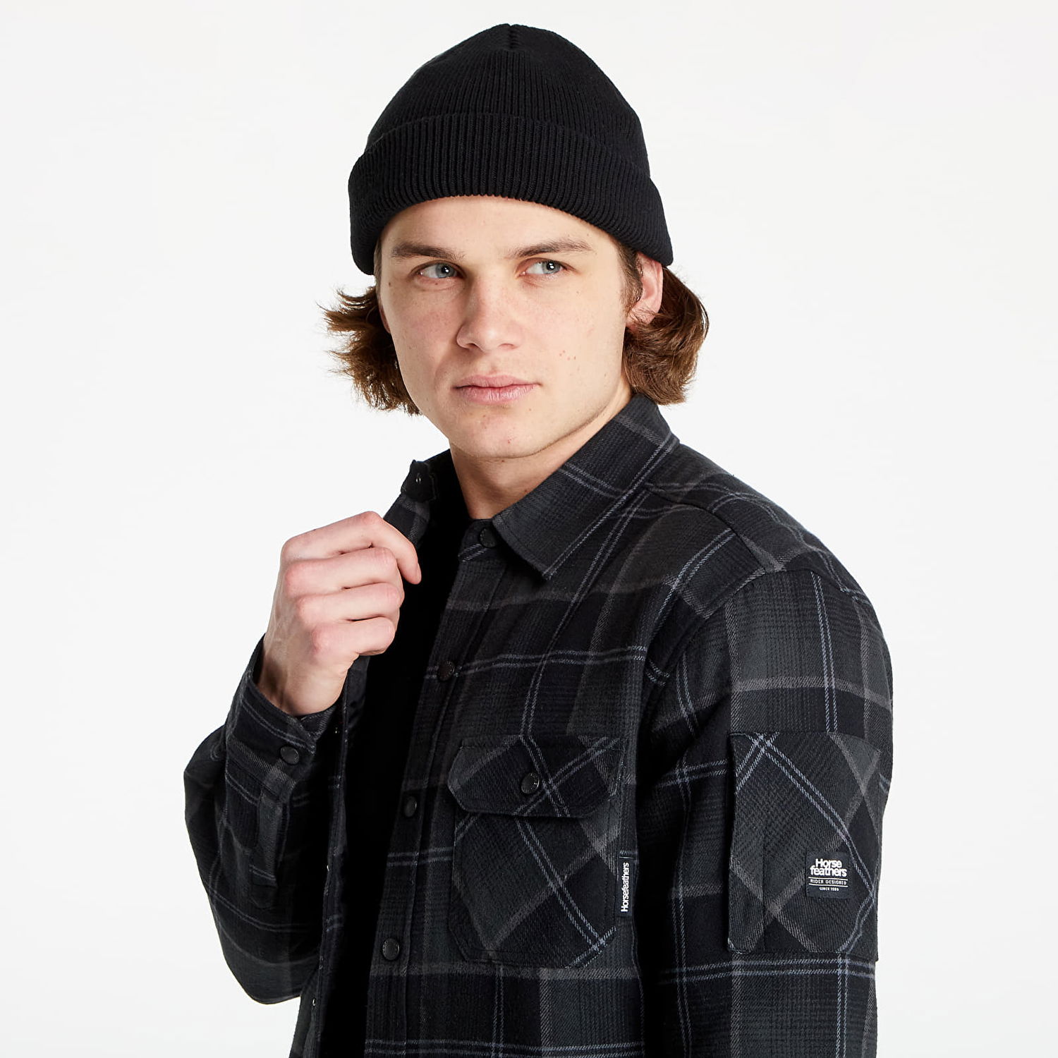 Bunda Horsefeathers Dough Insulated Shirt Čierna | SM1218A, 1