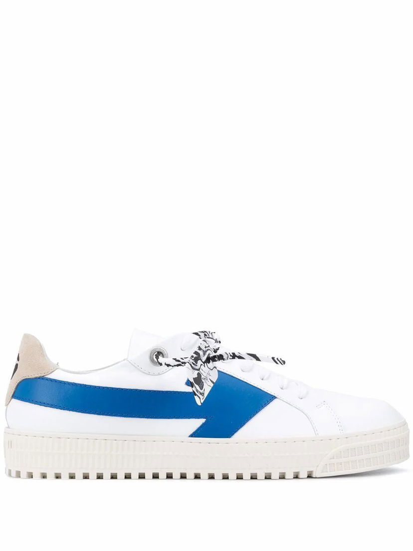 Tenisky a topánky Off-White Arrows Low "White Blue" Biela | OMIA177E20LEA0010145