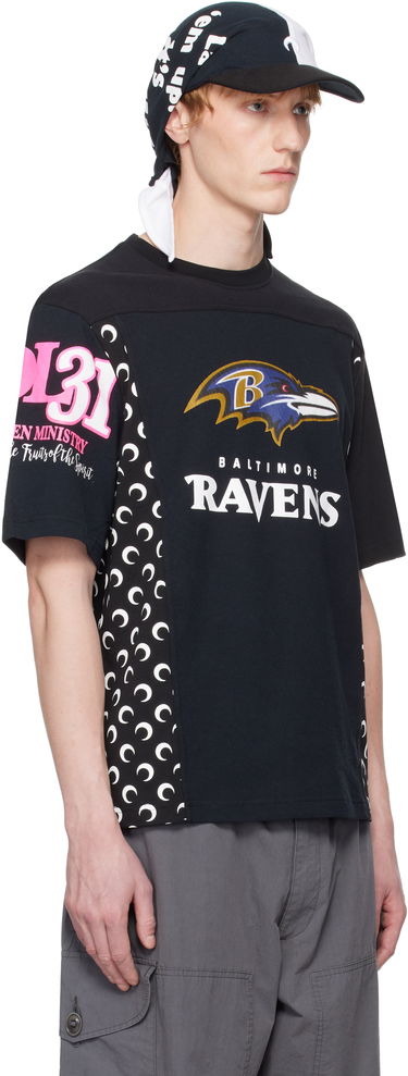Tričko Marine Serre Marine Serre Ravens Graphic T-Shirt Čierna | MTT093A UJER0003, 1