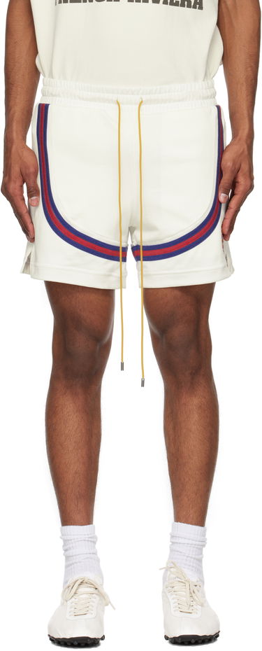 Šortky Rhude Rhude Crest Veille Track Shorts Biela | RHSS25SH01230, 0