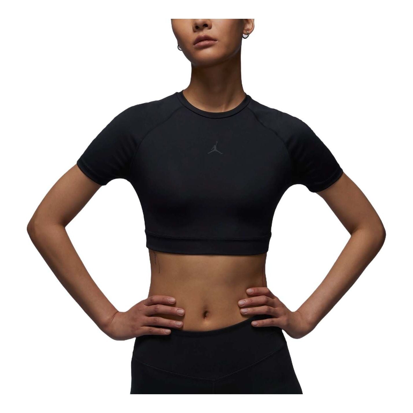 Crop Top Jordan Sport Bodycon Performance Crop Top Čierna | FV6928-010, 0
