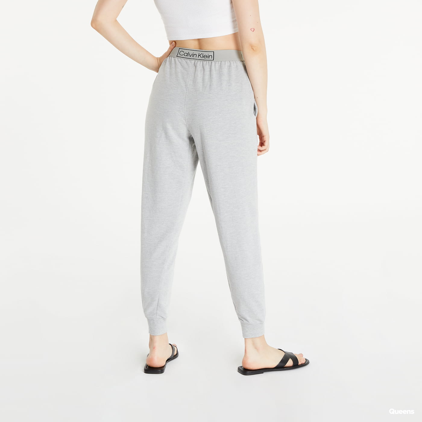 Tepláky CALVIN KLEIN Reimagined Her Lw Jogger Šedá | QS6802E P7A, 1