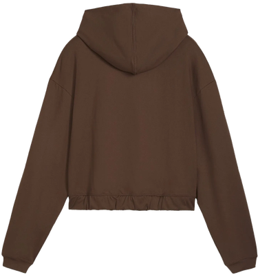 Mikina Puma Puma Studio Foundations Cropped Hoodie Hnedá | 524848-65, 1