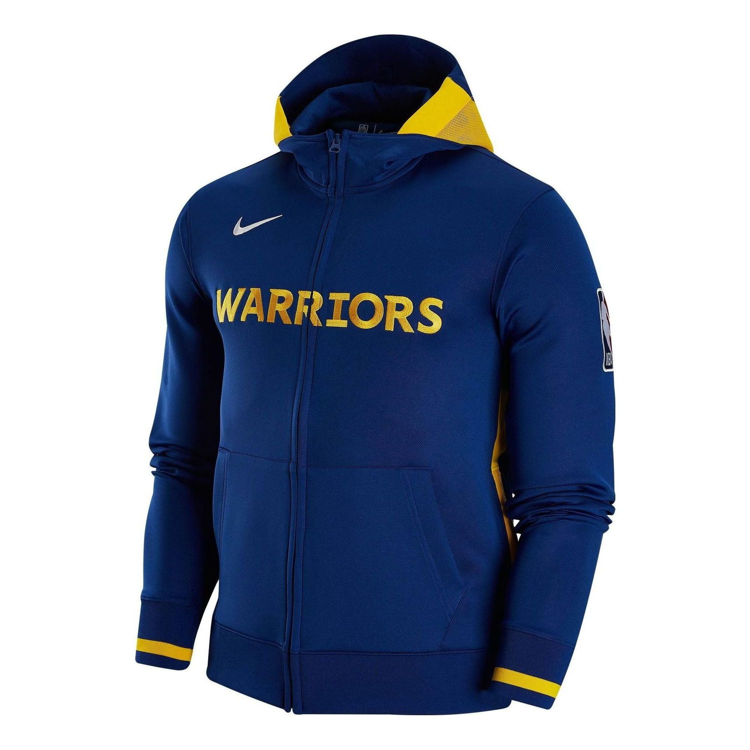 Mikina Nike Golden State Warriors Showtime Full-Zip Hoodie Modrá | FB5345-495, 0