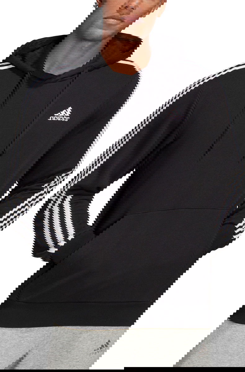 Mikina adidas Originals Hoodie Essentials 3-Stripes Čierna | gk9062, 0