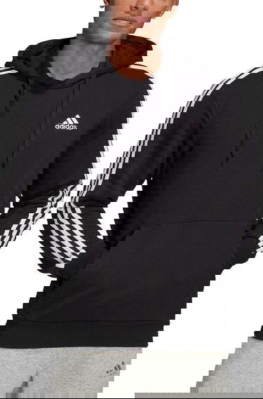Mikina adidas Originals Hoodie Essentials 3-Stripes Čierna | gk9062, 0