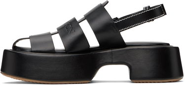 Tenisky a topánky JW Anderson JW Anderson Stripe Platform Sandals Čierna | SN0099-LA0323, 2