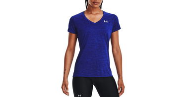 Tričko Under Armour Under Armour Tech Twist V-Neck T-Shirt Modrá | 1258568-456, 1