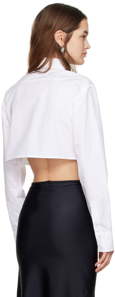 Košeľa Coperni Coperni Cropped Button-Down Shirt Biela | COPCH27300, 2